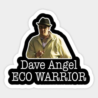 Dave Angel Eco Warrior Sticker